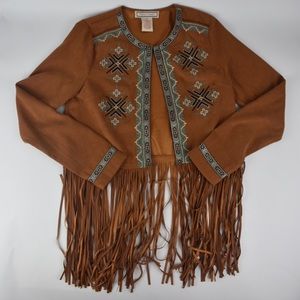 Flying Tomato Hippie Festival Jacket fringe Boho